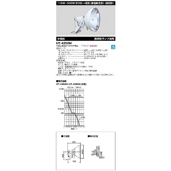 東芝ライテック投光暑HID400W狭広角キャドミラーA/HT-4262X中古 東芝ライテック投光暑HID400W狭広角キャドミラーA/HT-4262X中古