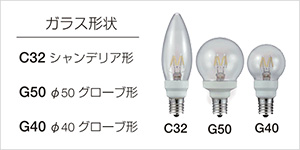 ウシオライティング LEDフィラメント電球特集
