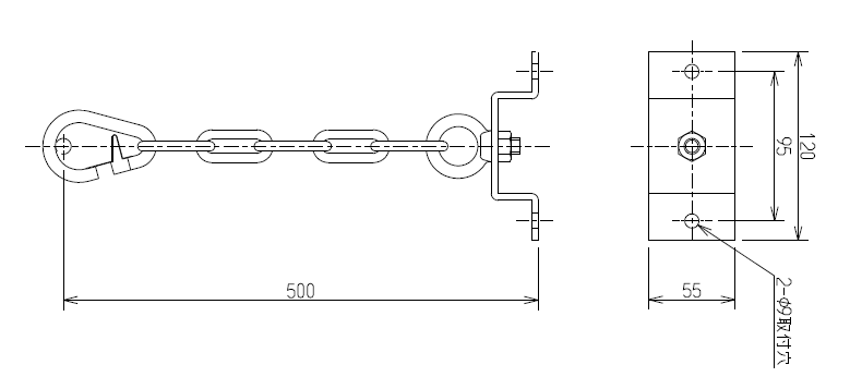 岩崎電気 高天井用ランプホルダ(配光可変形 チェーン吊具) O39-456C