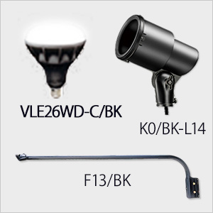 VLE26WD-C/BK + K0/BK-L14 + F13/BK