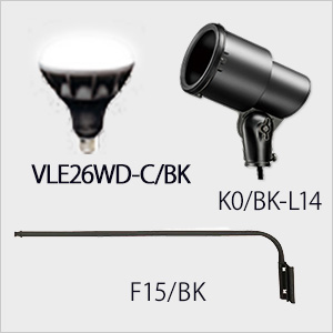 VLE26WD-C/BK + K0/BK-L14 + F15/BK