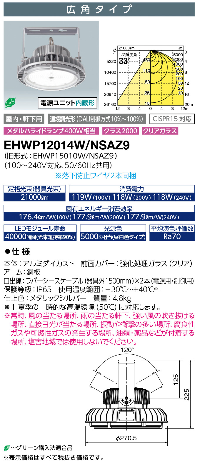 EHWP12014W/NSAZ9