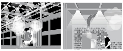 岩崎電気　LED高天井用照明器具　EHWP25014W/NSAN9 LEDioc 岩崎 EHWP25014W/NSAN9 レディオック ハイベイ シータ 高