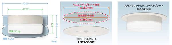 LEDC-43001F(W)V31-NO-RANPLEDスポットライト