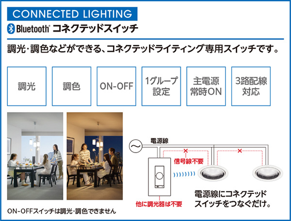 LC617S || コネクテッドスイッチ ODELIC CONNECTED LIGHTING専用