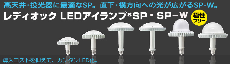 最大63％オフ！ 岩崎電気 LEDioc LEDアイランプSP-W 屋内用 LDGS125L-H-E39 HB