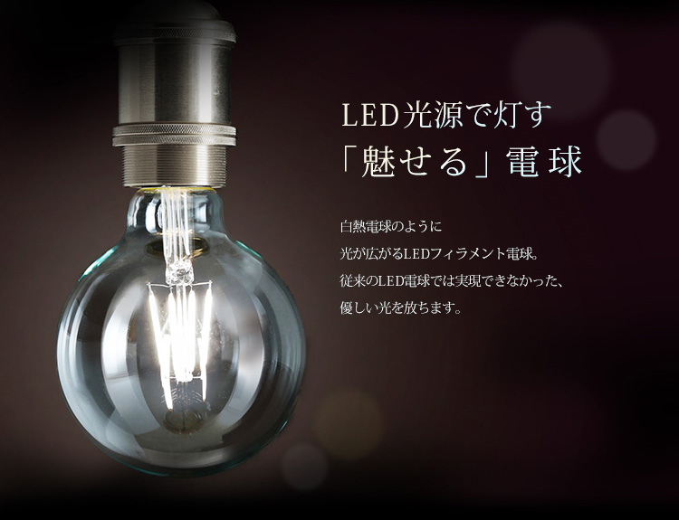 アイリスオーヤマ LEDフィラメント電球