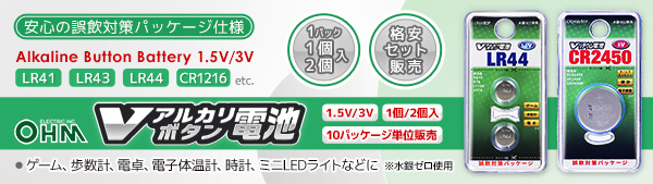 51円 最大50%OFFクーポン ボタン電池 LR54 2個